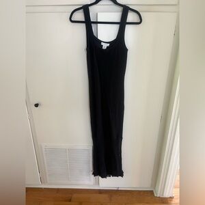 House of Harlow 1960 Black Sleeveless Knit Maxi Dress